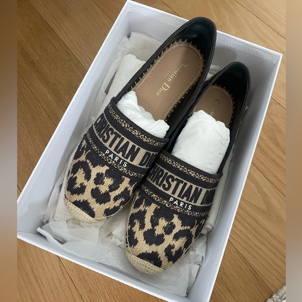 Dior - Granville cheetah espadrilles